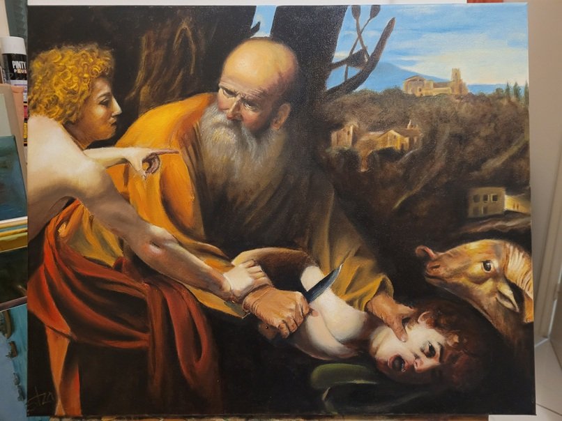 Caravaggio - Sacrifice of Isaac